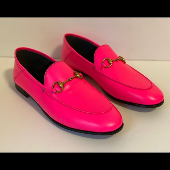 neon gucci loafers